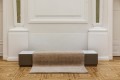 Dywan nowoczesny w kwadraty Carpets & More X Magda Fornal 5022 DELTA BEIGE MINT Classics
