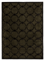 Dywan z geometrycznym wzorem Carpets & More X Magda Fornal 5038 GLAM DARK GREEN BLACK Classics