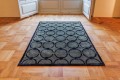 Dywan z geometrycznym wzorem Carpets & More X Magda Fornal 5038 GLAM DARK GREEN BLACK Classics