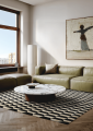 Dywan geometryczny Carpets & More X Magda Fornal 5041 NOBLE CREAM BLACK Classics