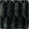 Dywan geometryczny Carpets & More X Magda Fornal 5043 NOBLE DARK GREEN BLACK Classics