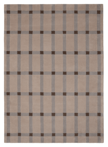 Dywan wełniany Carpets & More X Magda Fornal 5048 COTTAGE BROWN GREY Classics