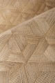 Tapeta naturalna - geometryczna z włókien rafii Arte Reflect 52481 Prismatic