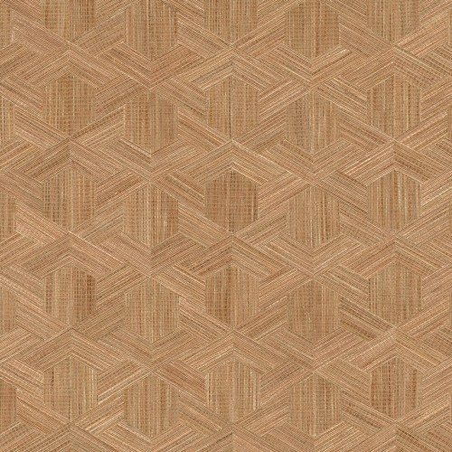 Tapeta naturalna - geometryczna z włókien rafii Arte Reflect 52482 Prismatic
