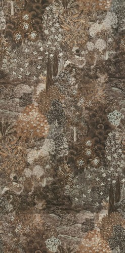 Tapeta tekstylna botaniczna mieniąca Arte Foretdes Muses 97750 Decors & Panoramiques