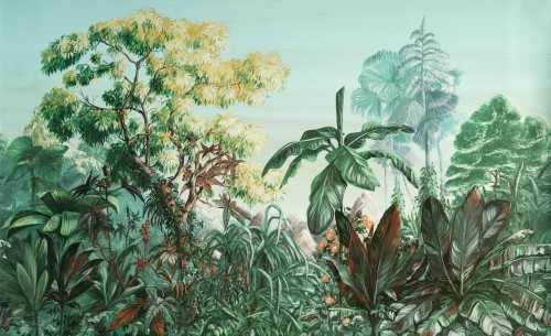 Mural tekstylny - tropikalny krajobraz Arte Paradisiac 97790 Decors & Panoramiques