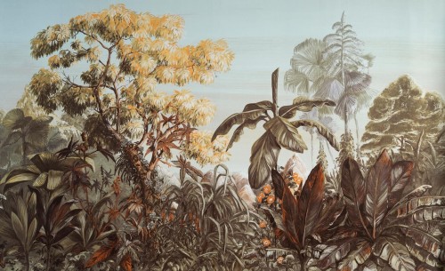 Mural tekstylny - tropikalny krajobraz Arte Paradisiac 97791 Decors & Panoramiques