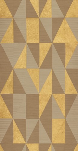 Tapeta fornir z geometrycznym wzorem Omexco LAN312 Sunray Light At Night