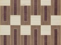 Tapeta geometryczna art-deco z forniru Omexco IM52 Elongata Imperialis