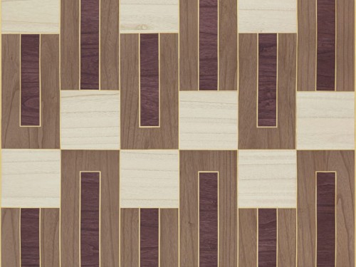 Tapeta geometryczna art-deco z forniru Omexco IM52 Elongata Imperialis