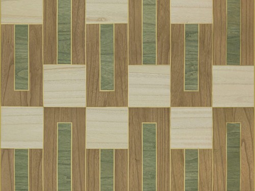 Tapeta geometryczna art-deco z forniru Omexco IM53 Elongata Imperialis