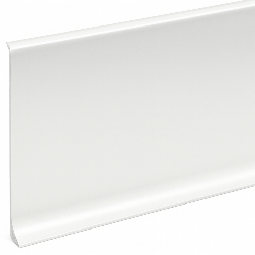 Listwa przypodłogowa aluminiowa biała AF100W  AluFit - wys. 10 cm