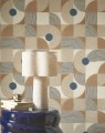 Tapeta geometryczna Casadeco RITU 201926309 Element Rituel