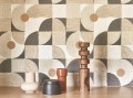 Tapeta geometryczna Casadeco RITU 201929341 Element Rituel