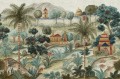 Mural inspirowany orientalnymi ogrodami Eijffinger 350680 Amber