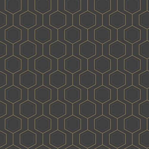 Tapeta heksagony Caselio 107139921 Hexaline Moonlight III