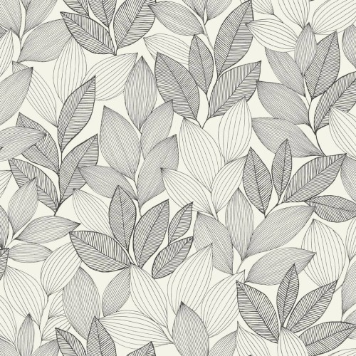 Tapeta liście Caselio 107150945 Little Botanica Moonlight III