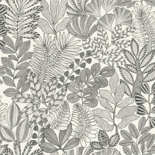 Tapeta tropikalna roślinność Caselio 107160973 Golden Jungle Moonlight III