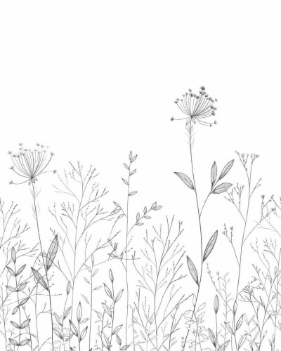 Mural łąka Caselio 107220905 S Field line Moonlight III