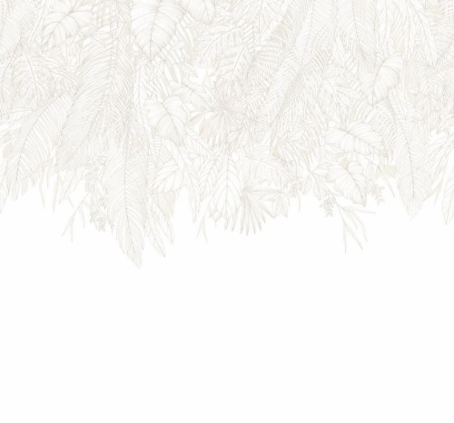 Mural z opadającym wzorem liści Caselio 107260008 M Descendant Jungle Moonlight III