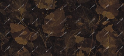 Fototapeta poetyckie liście Inkiostro Bianco INKDSBU2506 Yume IInediti Serie 05