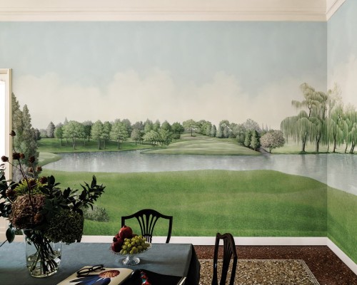 Fototapeta krajobraz królewskich ogrodów London Art BNV15-A La Pelouse Royale