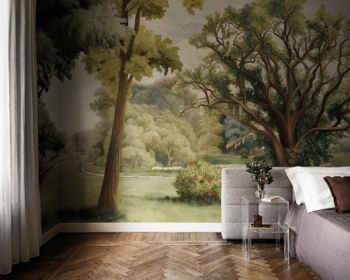 Fototapeta krajobraz eleganckiego parku London Art BNV18-A Le Parc Elegant