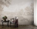 Fototapeta krajobraz parku z architekturą w tle London Art BNV20-D L’Ouverture Verte