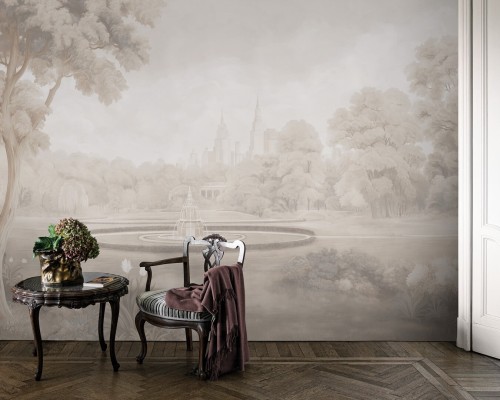 Fototapeta krajobraz parku z architekturą w tle London Art BNV20-D L’Ouverture Verte