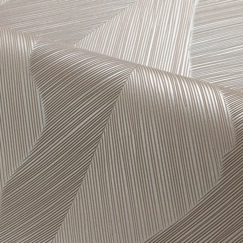 Tapeta metaliczne linie srebrna Casamance 74910202 Strie Ecrin