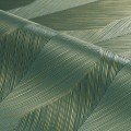 Tapeta metaliczne linie zielono-złota Casamance 74910406 Strie Ecrin