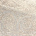 Tapeta zakrzywione mieniące linie Casamance 75000916 Carat Ecrin