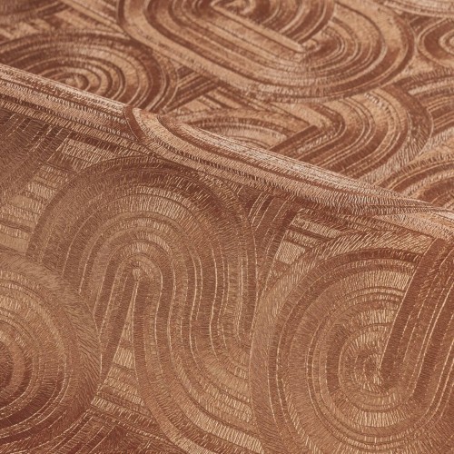 Tapeta zakrzywione mieniące linie Casamance 75001120 Carat Ecrin