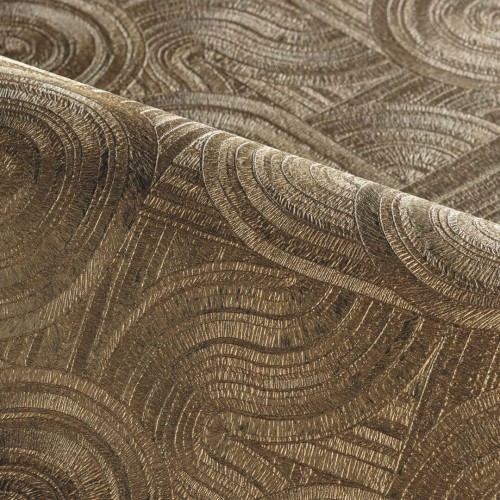 Tapeta zakrzywione mieniące linie Casamance 75001222 Carat Ecrin