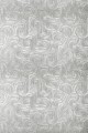Tapeta zakrzywione linie na metalicznej folii srebrna Casamance 75101630 Dresden Ecrin