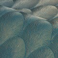 Tapeta wachlarze art-deco Casamance 75782344 Tourmaline Ecrin