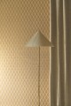 Tapeta wachlarze art-deco metaliczna folia złota Casamance 76492650 Vendome Ecrin