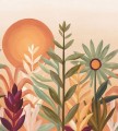 Mural roślinny Casamance 75814180 Jardin de cactus Lanzea
