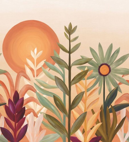 Mural roślinny Casamance 75814180 Jardin de cactus Lanzea