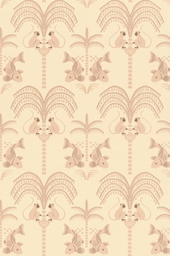 Tapeta małpy, ryby, palmy Majvillan 167-01 Sunset Gold A Sipp of Summer's Spell