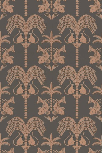 Tapeta małpy, ryby, palmy Majvillan 167-04 Sunset Gold A Sipp of Summer's Spell