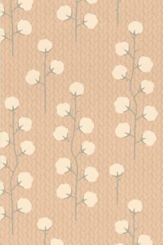 Tapeta gałązki bawełnuy Majvillan 169-01 Sweet Cotton A Sipp of Summer's Spell