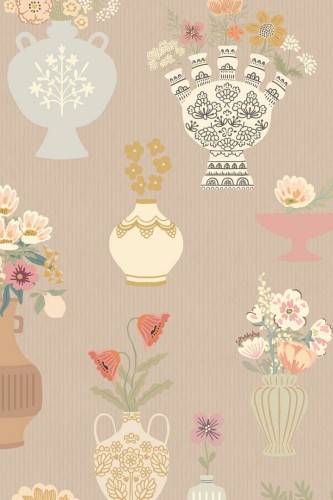 Mural kwiaty w wazonach Majvillan 901-04 Floral Daiquri A Sipp of Summer's Spell