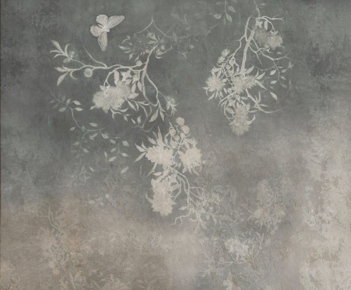 Fototapeta roślinność na postarzanej ścianie Wall&Deco WDBU2602 Baudelaire Contemporary 2026
