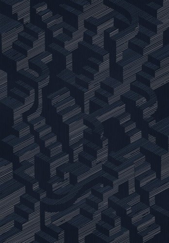 Fototapeta geometryczna z efektem 3D Wall&Deco WDEE2602 L'esprit d'escalier Contemporary 2026