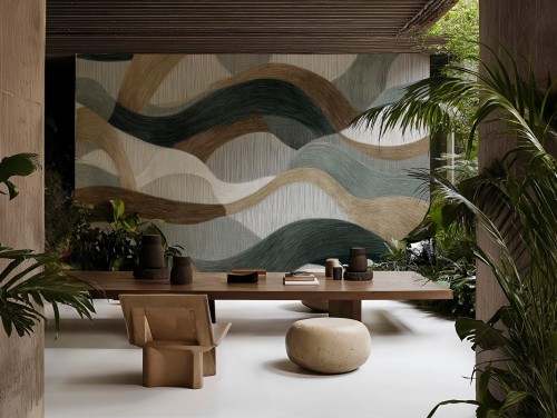 Fototapeta ruch fal Wall&Deco WDEW2601 Eunoia Waves Contemporary 2026