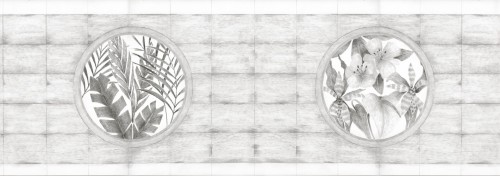 Fototapeta roślinność w geometrycznych formach Wall&Deco WDIN2602 Inverso Contemporary 2026