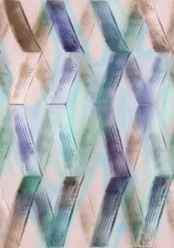 Fototapeta artystyczna kratownica Wall&Deco WDKR2602 Krosselight Contemporary 2026