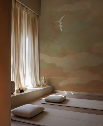 Fototapeta chmury i ptaki Wall&Deco WDMF2601 Mindfulness Contemporary 2026