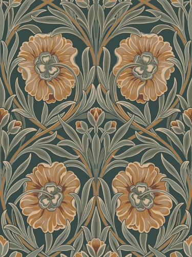 Tapeta roślinny ornament Casamance 70370304 Isadora